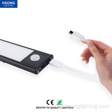 Sensor de movimento Night Light USB recarregável